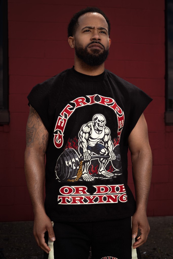 GRODT Oversized Cut-Off T-Shirt front view